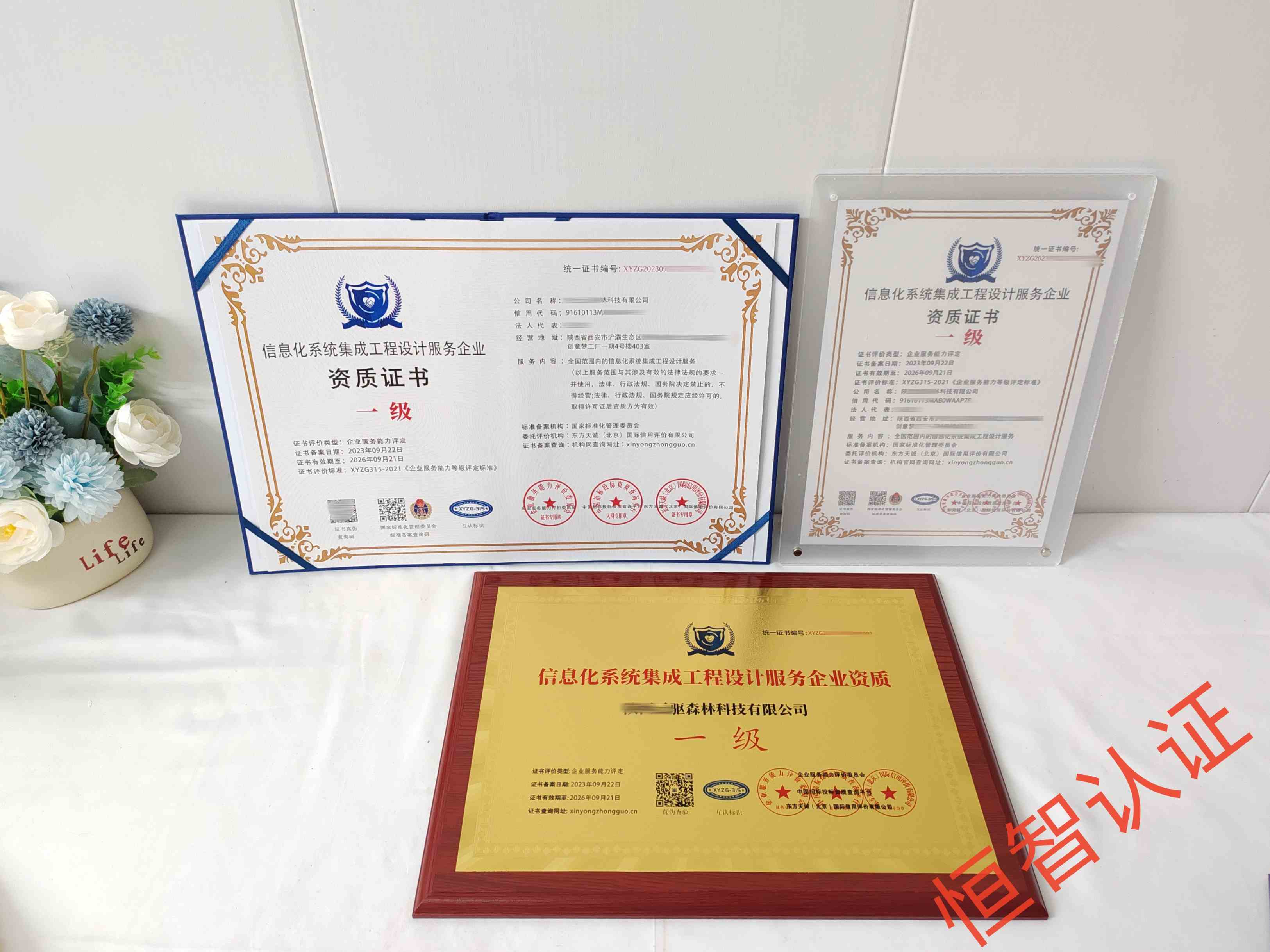 恭喜陕西云驱森林科技有限公司顺利通过信息化系统集成工程设计服务企业资质认证,陕西云驱森林科技有限公司办理信息化系统集成工程设计服务企业资质证书