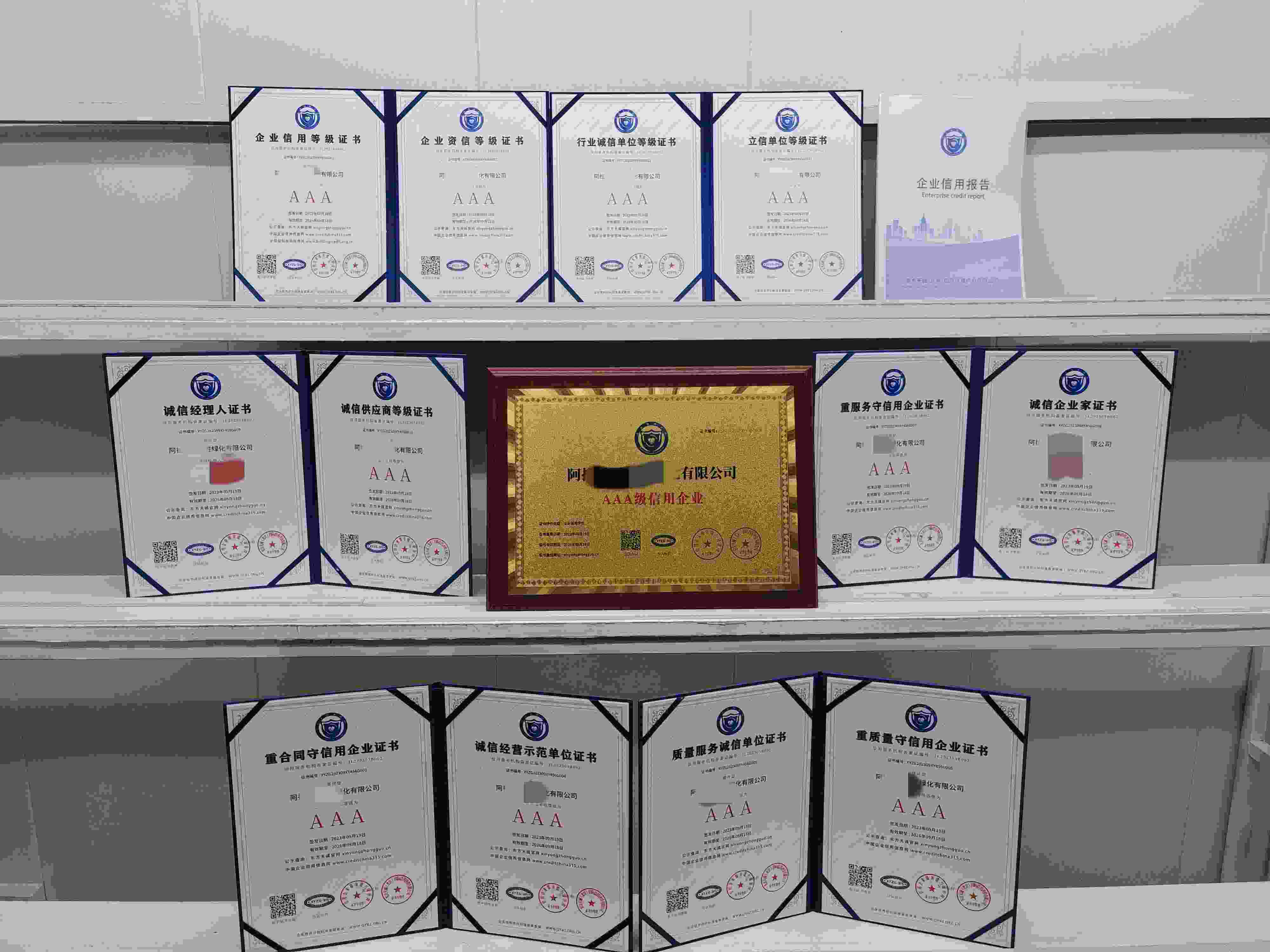 恭喜阿拉善盟德胜绿化有限公司顺利通过AAA信用认证,阿拉善盟德胜绿化有限公司办理AAA信用等级证书