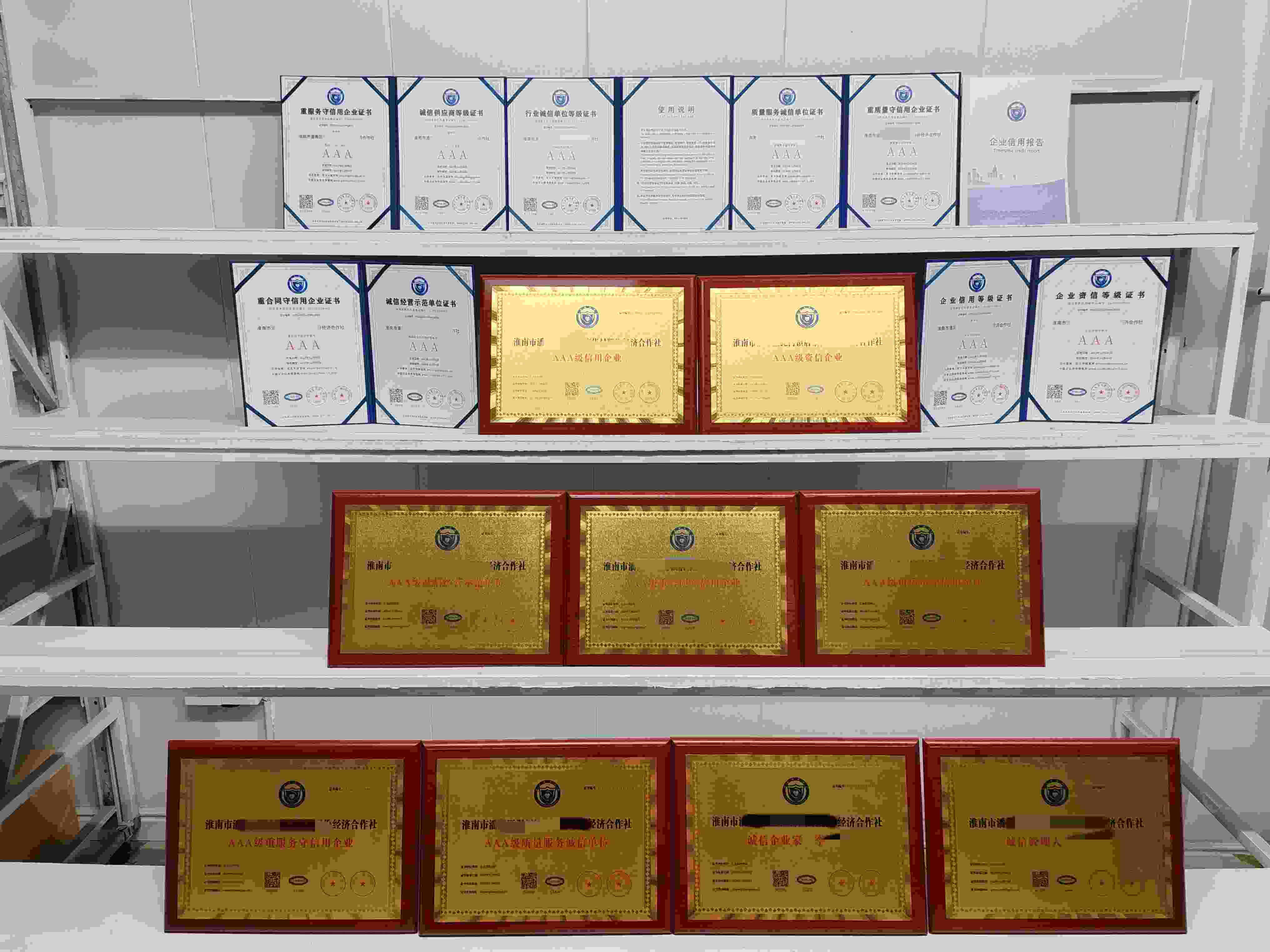 恭喜淮南市潘集区泥河镇店集村股份经济合作社顺利通过AAA信用认证,淮南市潘集区泥河镇店集村股份经济合作社办理AAA信用等级证书