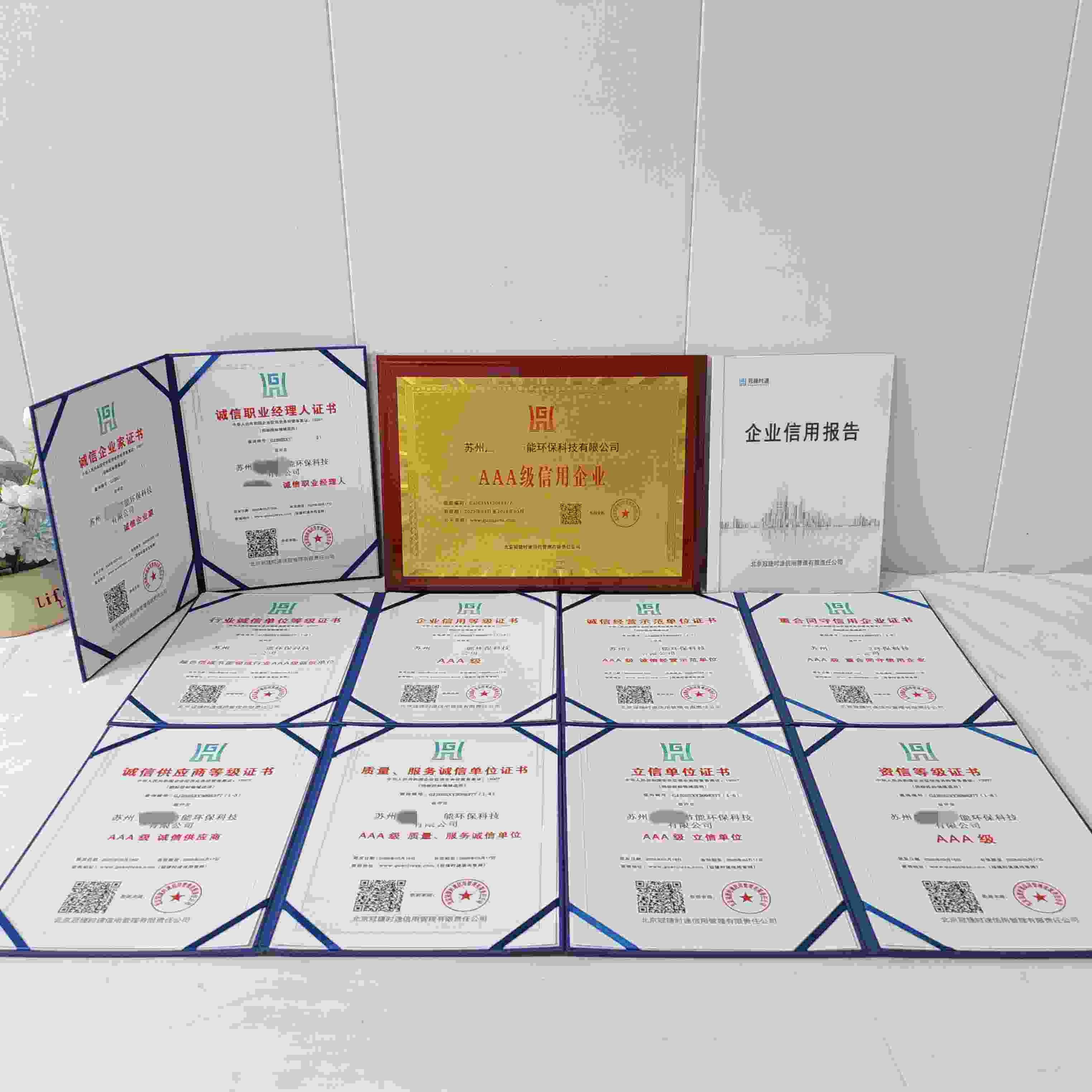 恭喜苏州晟德亿节能环保科技有限公司顺利通过AAA信用认证, 苏州晟德亿节能环保科技有限公司办理AAA信用等级证书