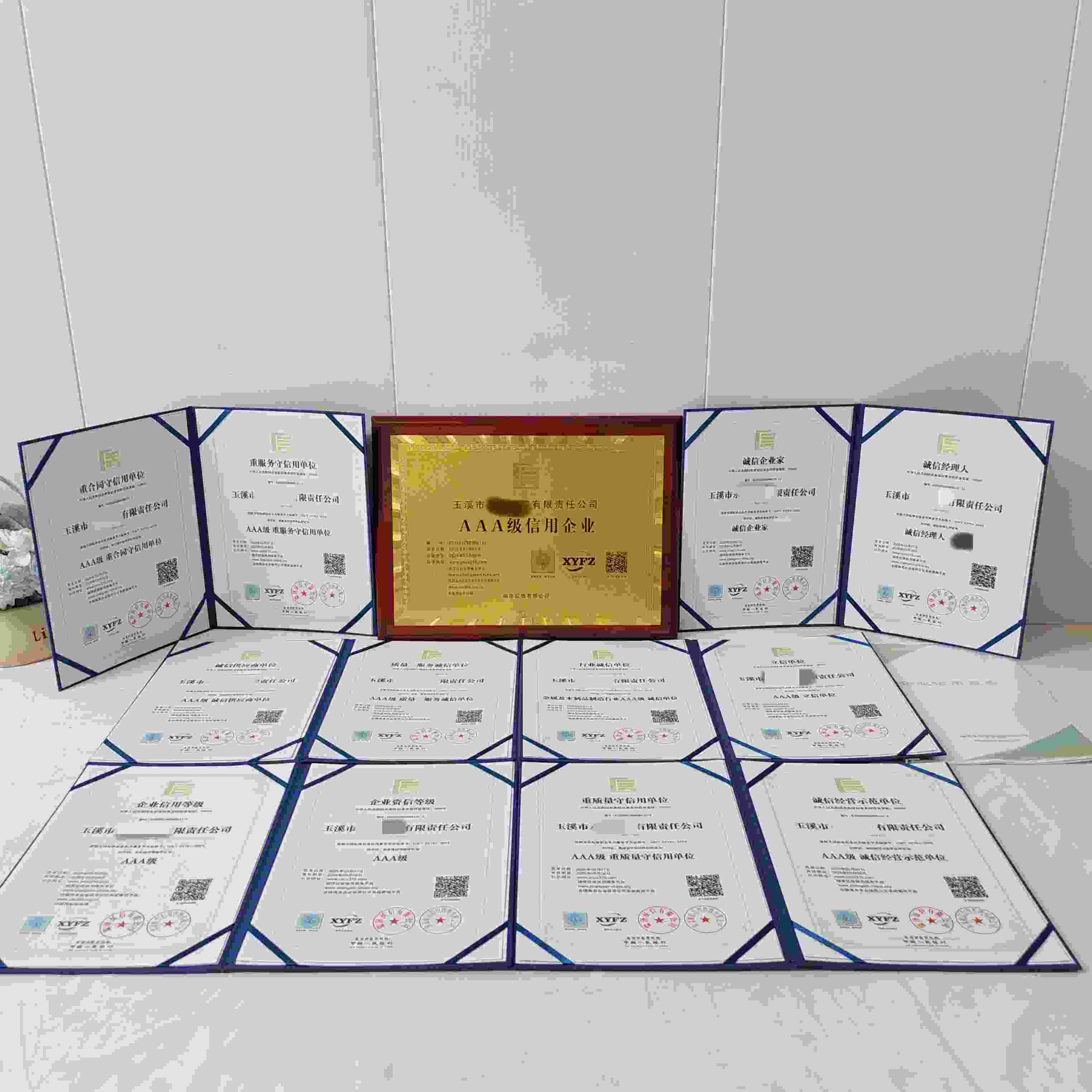 恭喜玉溪市永业工贸有限责任公司顺利通过AAA信用认证, 玉溪市永业工贸有限责任公司办理AAA信用等级证书
