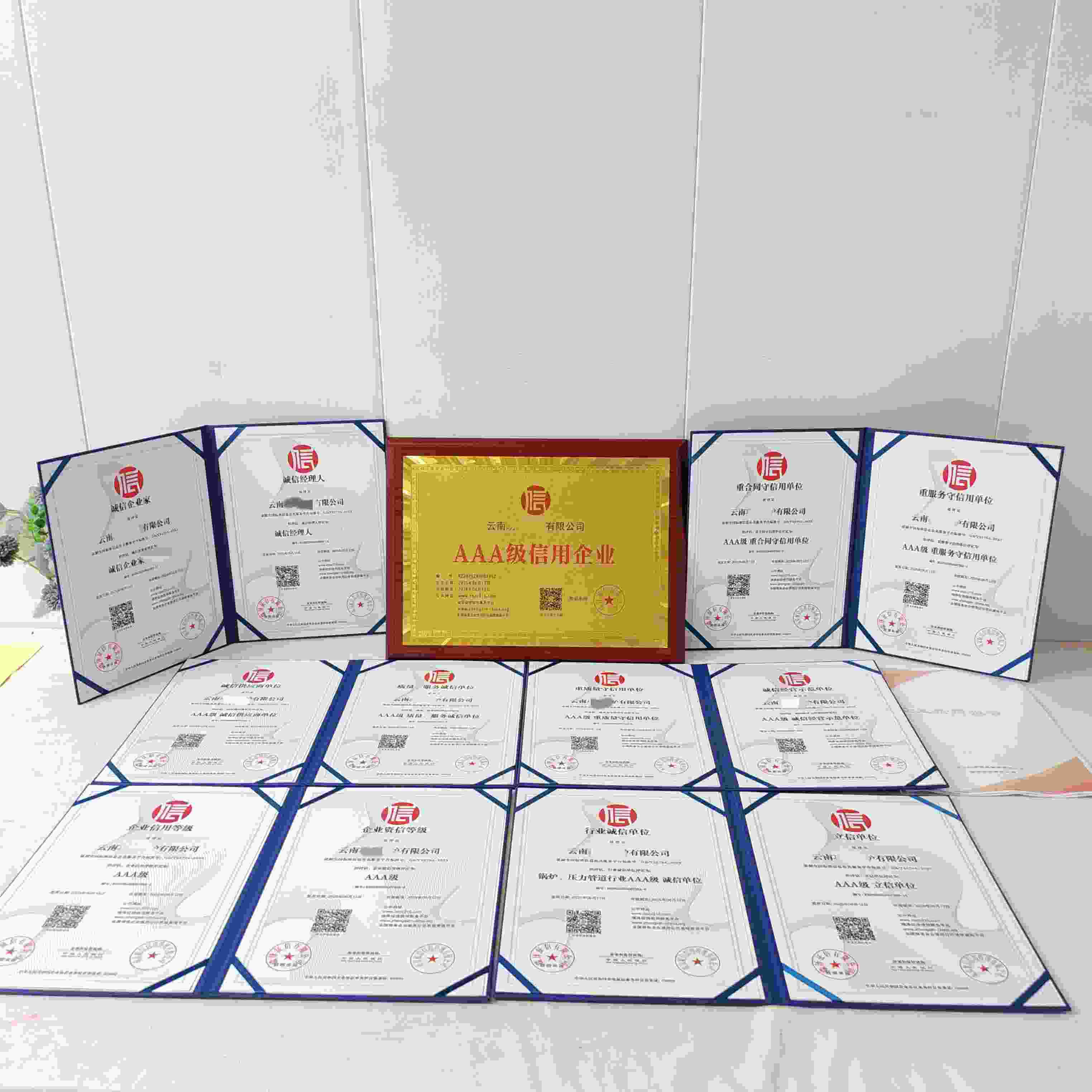 恭喜云南功业锅炉有限公司顺利通过AAA信用认证, 云南功业锅炉有限公司办理AAA信用等级证书