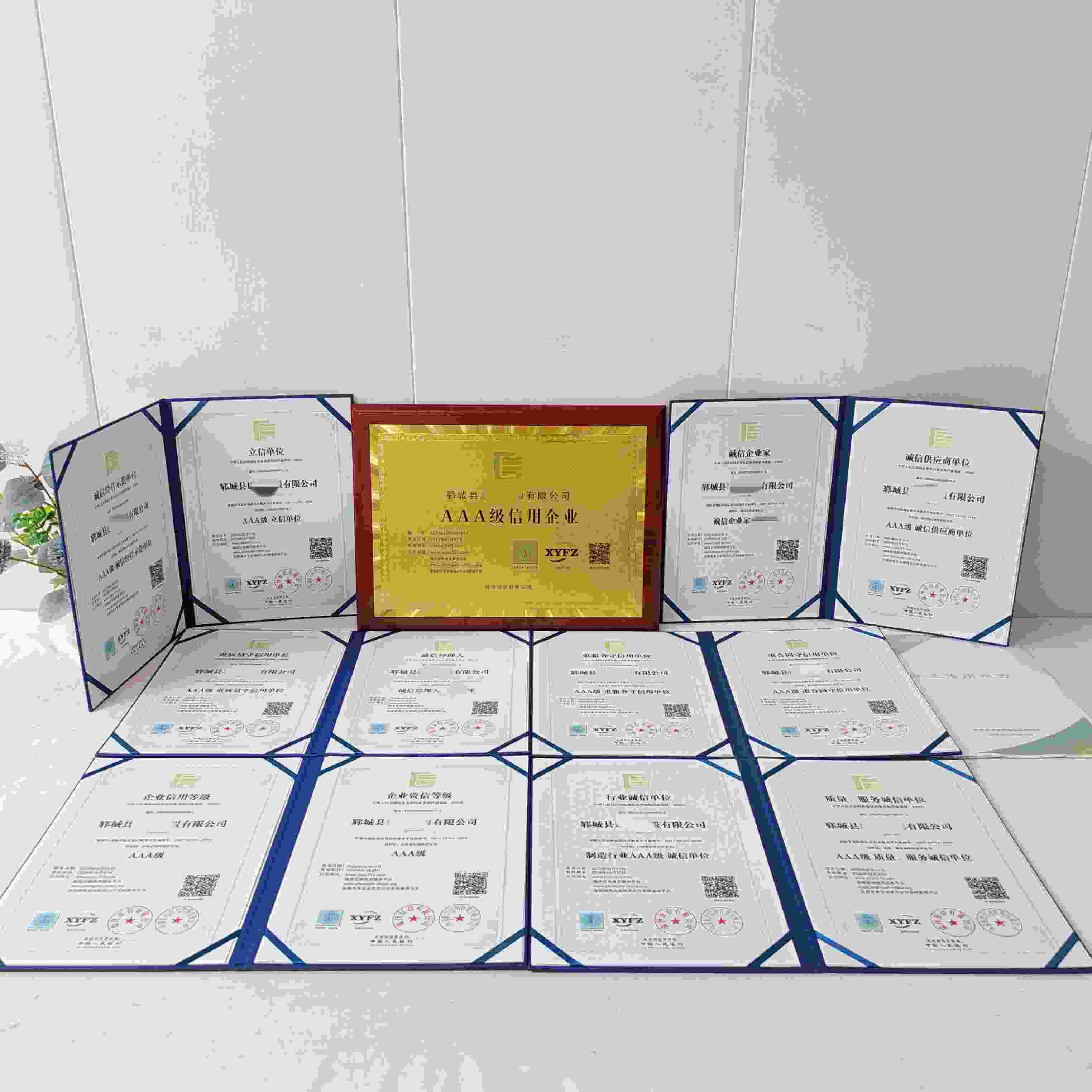 恭喜郓城县康德被服有限公司顺利通过AAA信用认证, 郓城县康德被服有限公司办理AAA信用等级证书