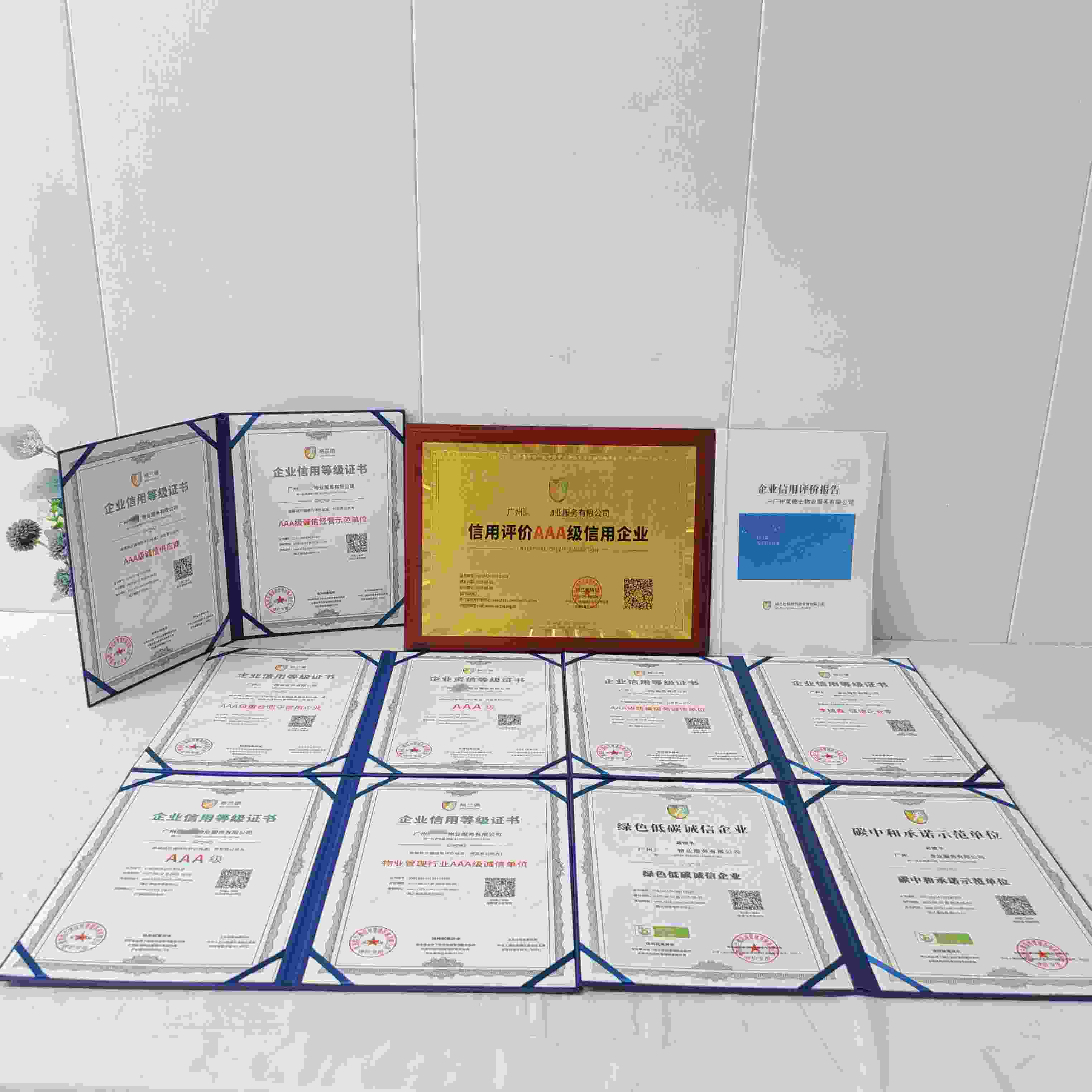 恭喜广州莱佛士物业服务有限公司顺利通过AAA信用认证, 广州莱佛士物业服务有限公司办理AAA信用等级证书