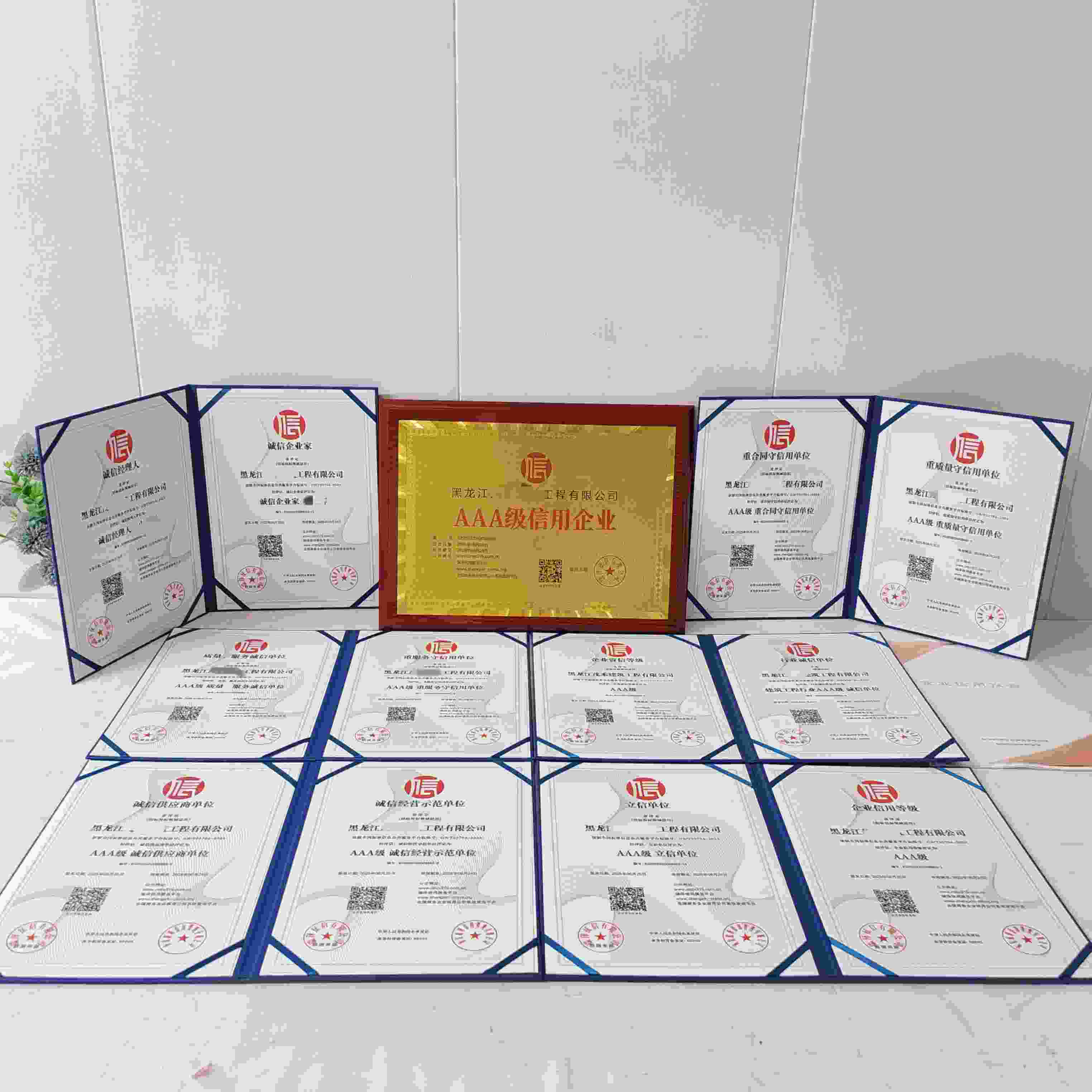 恭喜黑龙江茂禾建筑工程有限公司顺利通过AAA信用认证, 黑龙江茂禾建筑工程有限公司办理AAA信用等级证书