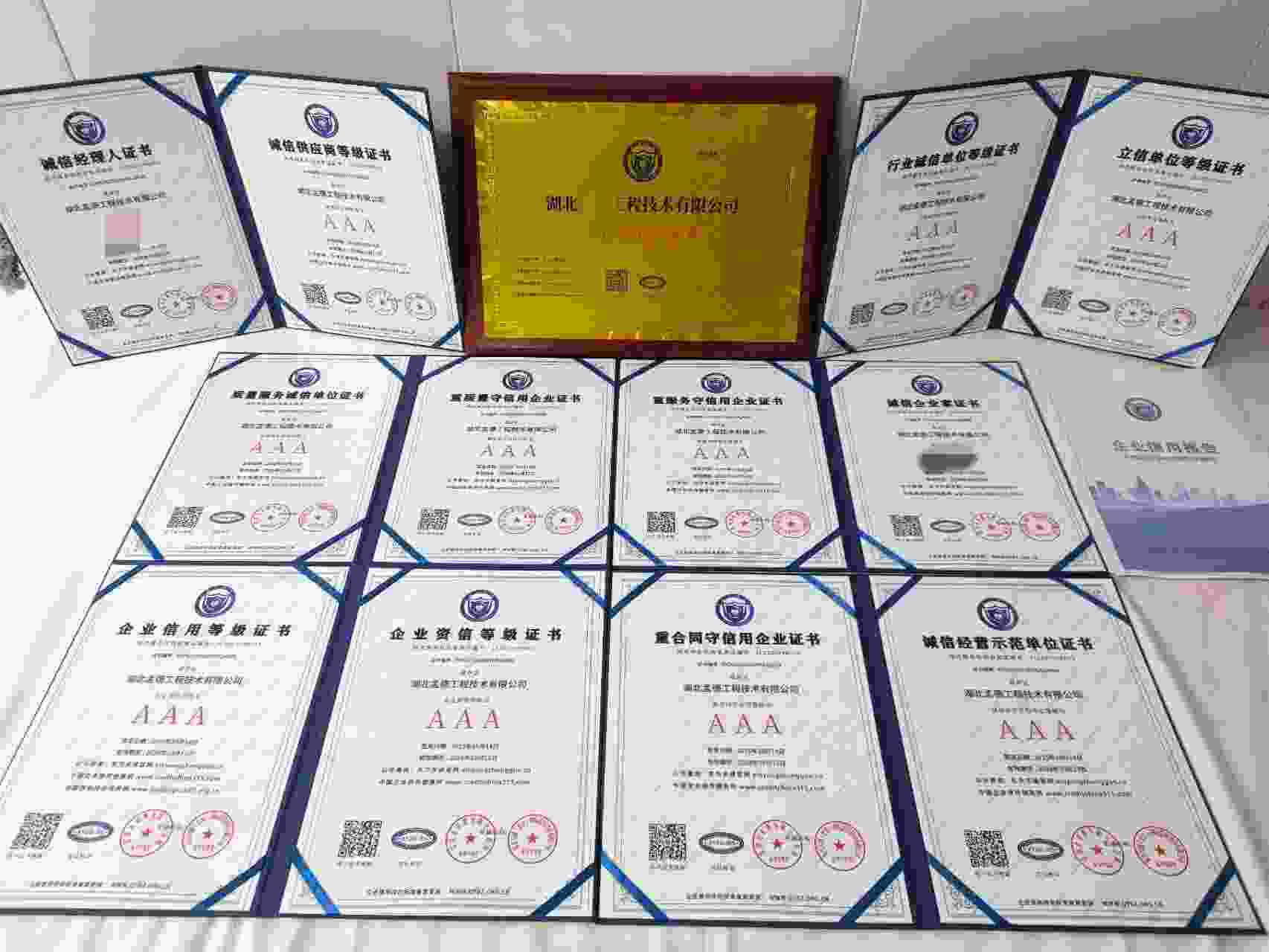 恭喜湖北孟德工程技术有限公司顺利通过AAA信用认证, 湖北孟德工程技术有限公司办理AAA信用等级证书