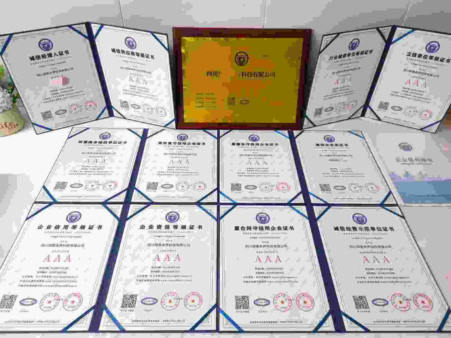恭喜四川探索未界科技有限公司顺利通过AAA信用认证, 四川探索未界科技有限公司办理AAA信用等级证书