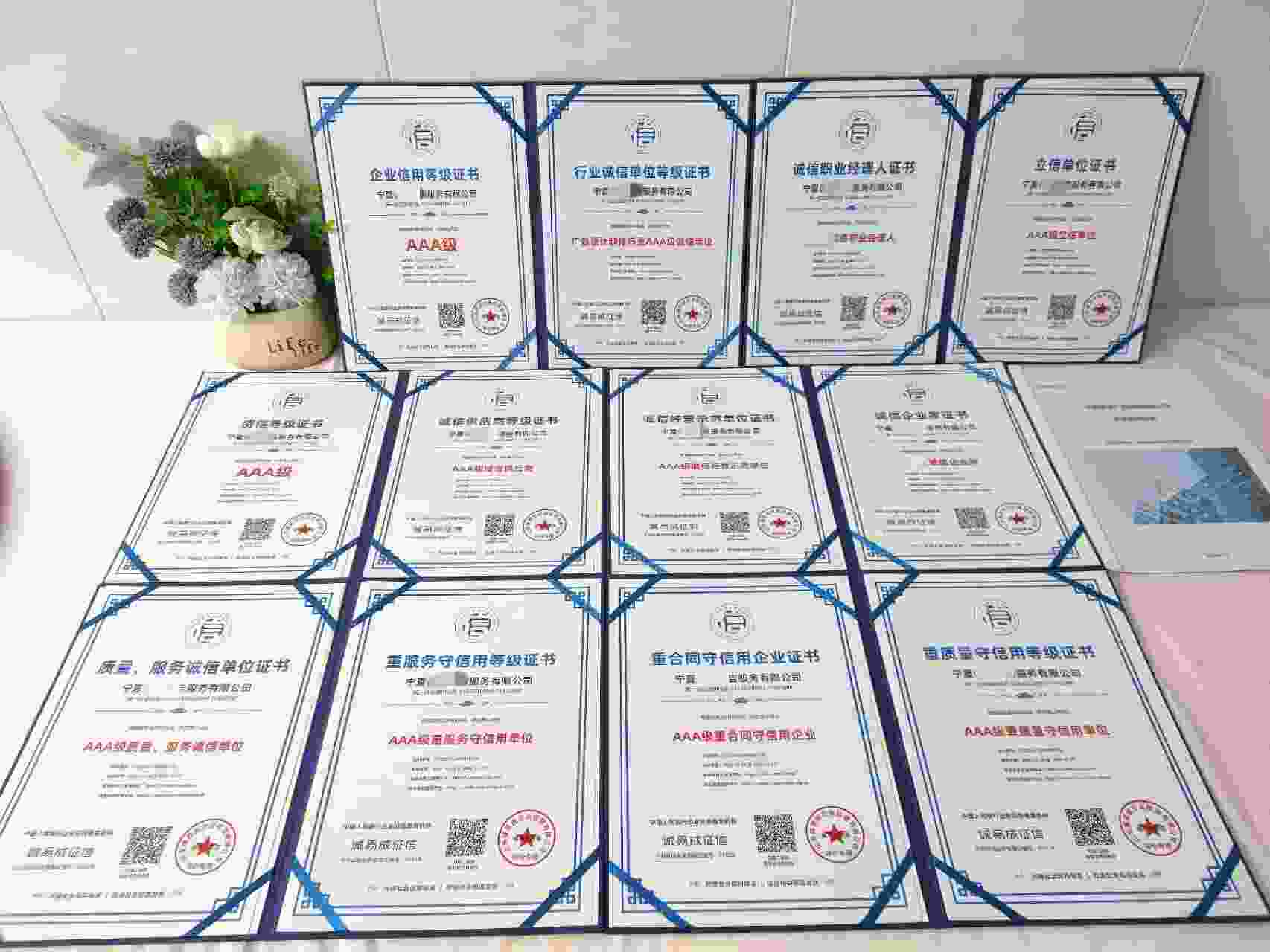 恭喜宁夏俱佳广告服务有限公司顺利通过AAA信用认证, 宁夏俱佳广告服务有限公司办理AAA信用等级证书