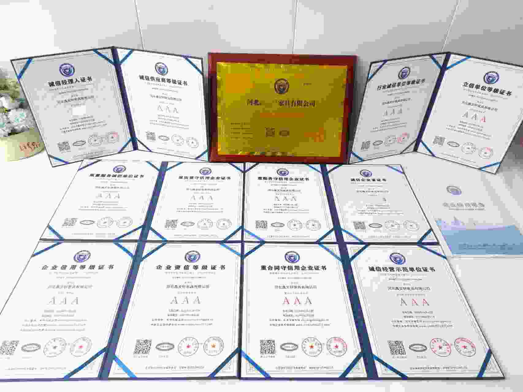 恭喜河北鑫文轩家具有限公司顺利通过AAA信用认证, 河北鑫文轩家具有限公司办理AAA信用等级证书