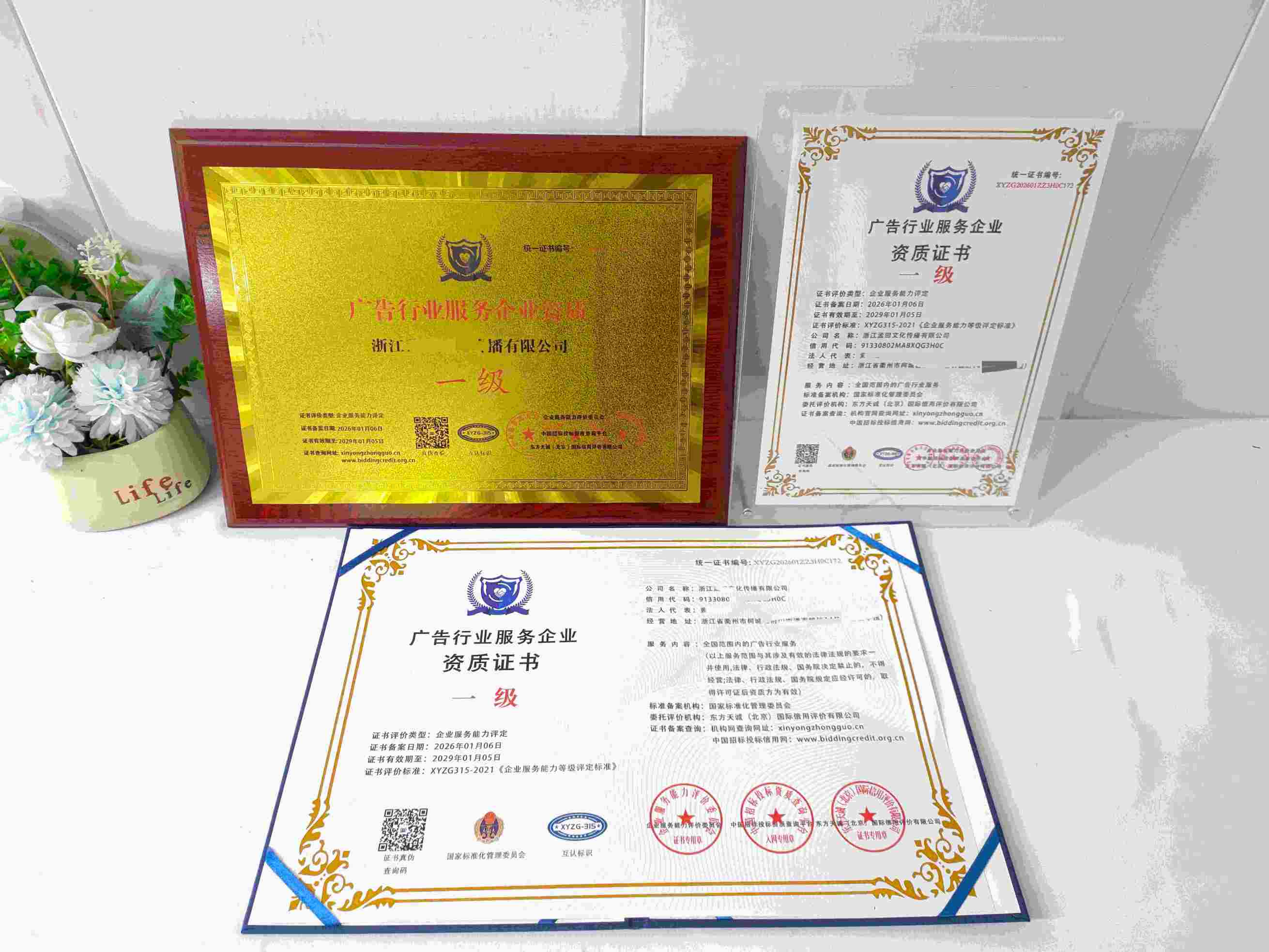 恭喜浙江孟回文化传播有限公司顺利通过广告行业服务企业资质认证,浙江孟回文化传播有限公司办理广告行业服务企业资质证书