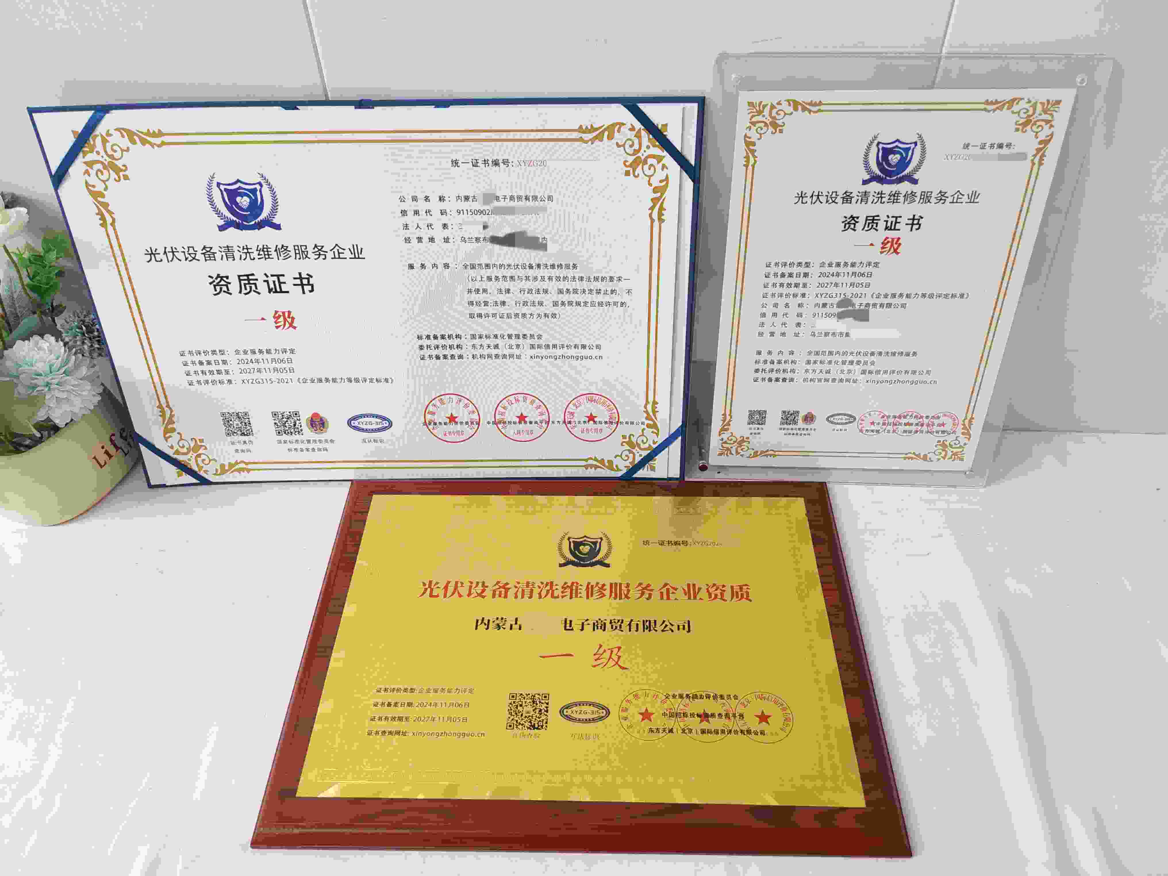 内蒙古银座电子商贸有限公司-光伏设备清洗维修服务企业资质.jpg