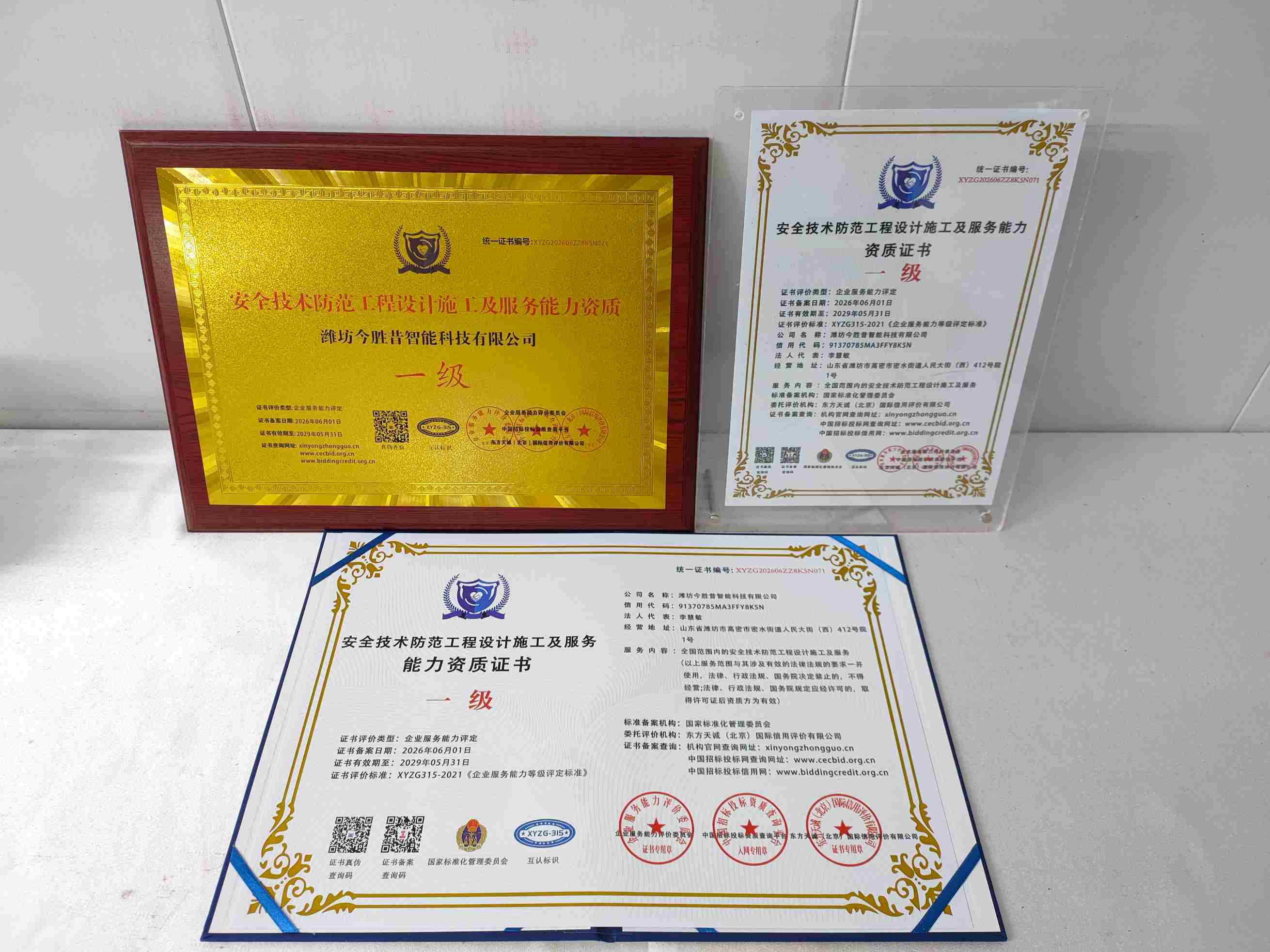 潍坊今胜昔智能科技有限公司-安全技术防范工程设计施工及服务能力资质.jpg